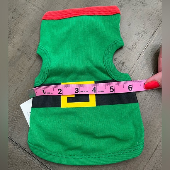 Secret Santa Holiday Elf Dog Pajama - Picture 5 of 5